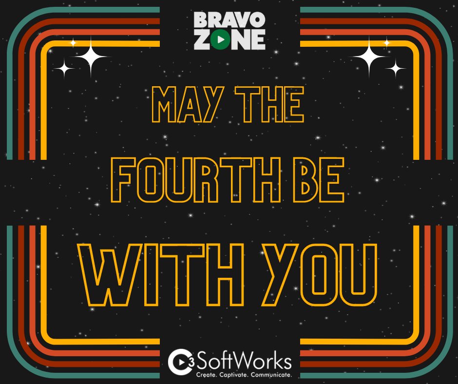 #maythe4thbewithyou as you play our quick quiz powered by SPARK! for a chance to win a 60-day license to the BRAVOZONE! Follow the link to play and enter your chance to win: cloud.c3softworks.com/#/spark2-e/645…