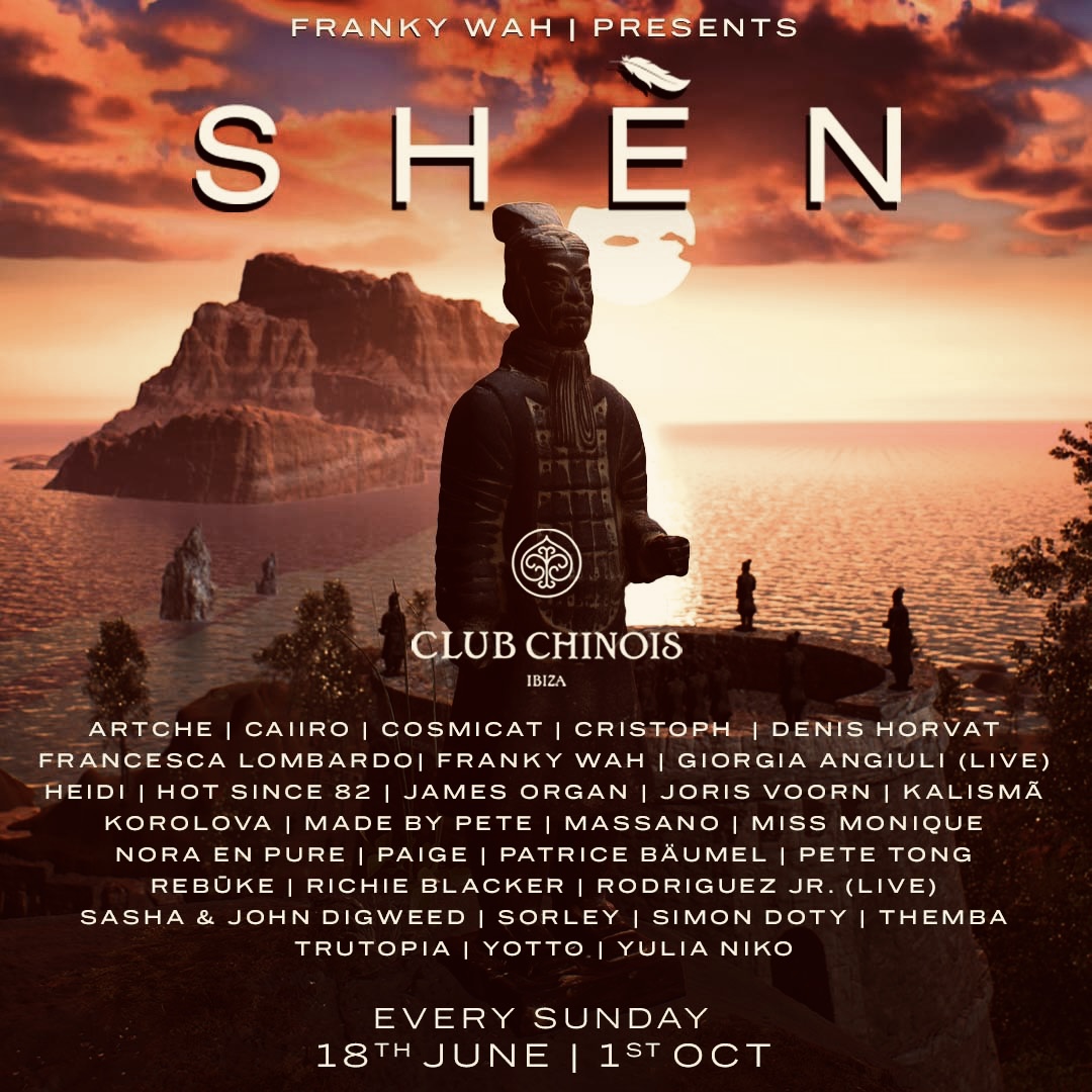JAMES. ORGAN. ⚡️ (@james__organ) on Twitter photo 📍 IBIZA INBOUND.
Super excited to be joining <a href="/frankywahmusic/">Franky Wah</a> on his <a href="/shenpresents/">SHÈN Presents</a> residency at Club Chinois in Ibiza this summer. Musically I feel so at home here and this lineup is absolutely insane! Who's in?
🛫🛫🛫 📍 IBIZA INBOUND.
Super excited to be joining <a href="/frankywahmusic/">Franky Wah</a> on his <a href="/shenpresents/">SHÈN Presents</a> residency at Club Chinois in Ibiza this summer. Musically I feel so at home here and this lineup is absolutely insane! Who's in?
🛫🛫🛫
