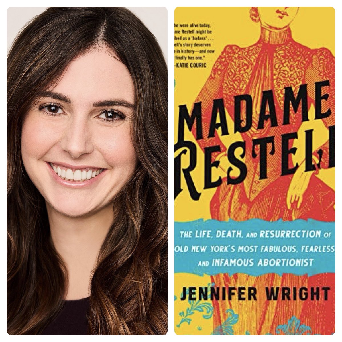 “You cannot stop abortion; it is a fact of life in any historical period.” - Writer @JenAshleyWright on @TalkNerdy_Pod. 📔: 'Madame Restell: The Life, Death, and Resurrection of Old New York’s Most Fabulous, Fearless, and Infamous Abortionist.' 🎧: patreon.com/posts/82315598