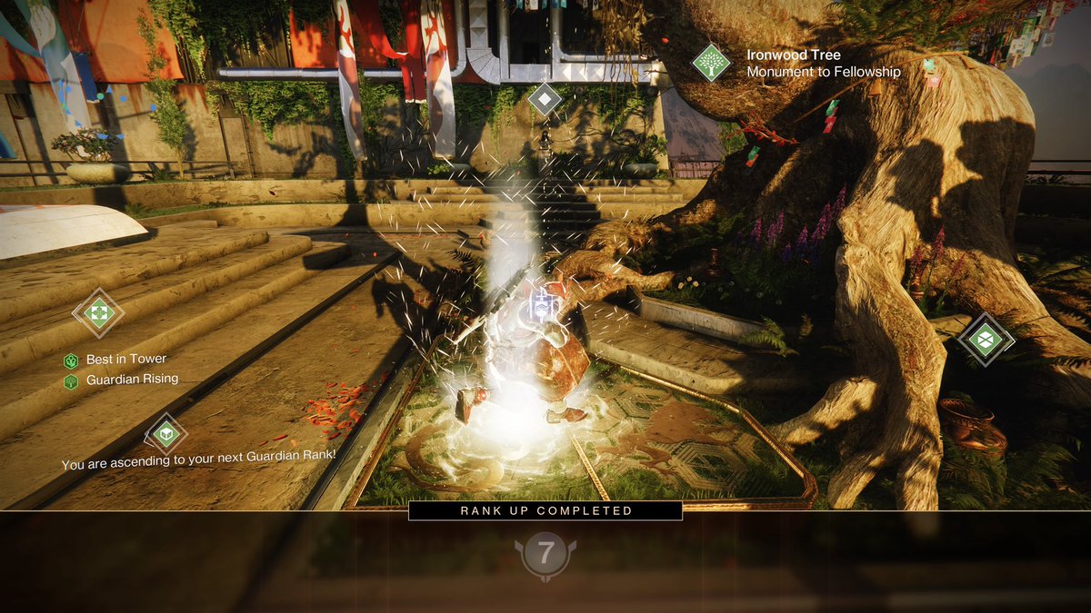 GrayAmorphousX's tweet photo. WE FINALLY DID IT!! 💥 💥💥
May not seem like much to some but I finally advanced my #guardianrank in #destiny2!!! Just in time for it to get rest next season 😅😂
Thanks to @nightpm for being a member in my clan to witness me rising past rank 6 💜
#twitch #destinyclan #tier7 https://t.co/vI6T2CNpFE