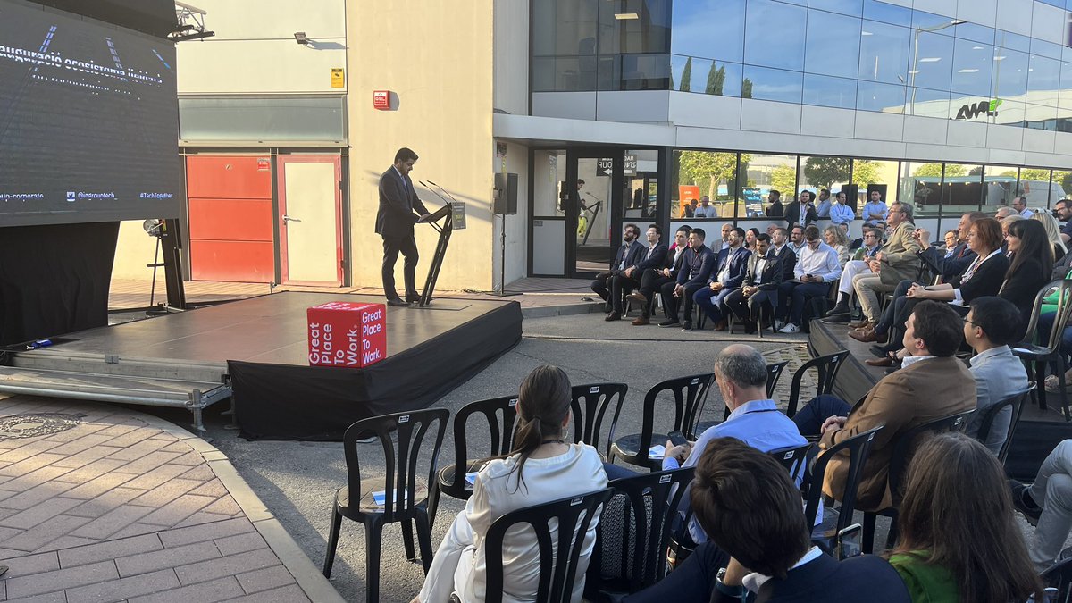 Gran notícia per a #Lleida la inauguració de la nova seu d’Ingroup, la suma dels esforços de @InvelonTech i @_Intech3d, capaç de créixer cap el món des de #Lleida a força de #talent i treballant en favor de fer fàcil la vida de les persones. #TerradOportunitats.