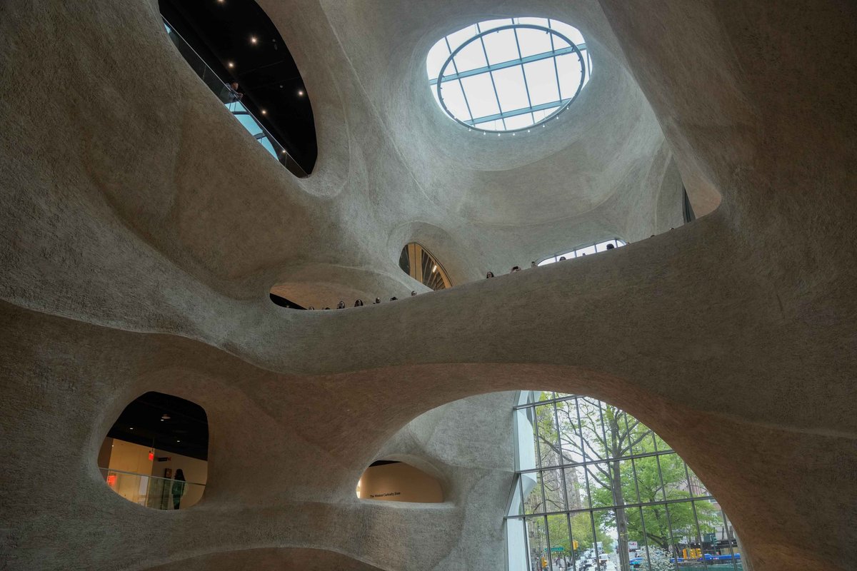 NYCMayor's tweet photo. It doesn’t matter how old you are, when you step into the Museum of Natural History, your imagination takes flight. And the new Gilder Center will show a city - and I’m not just talking about the new, year-round butterfly conservatory. I'm talking about the innovation of NYC. https://t.co/nh3ZRkh6IX