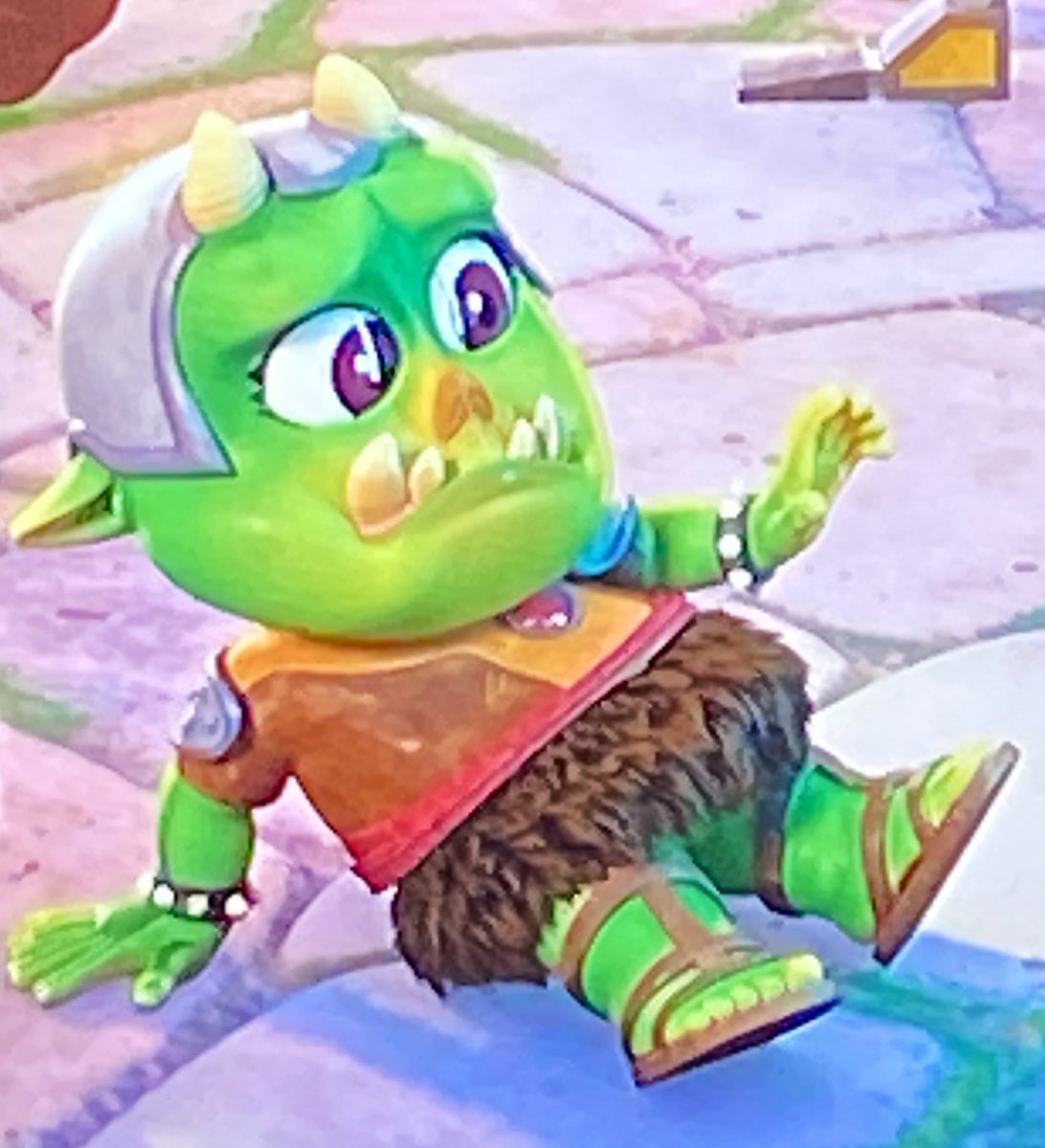 OolaFanForever's tweet photo. Her name is #Pord, the baby female #GammoreanGuard. So cute. #DisneyPlus #StarWars #YoungJediAdventures❤️📺 #MayThe4thBeWithYou 🤣 https://t.co/tBTEN5ZAVV