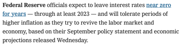 TFMetals's tweet image. For anyone wondering why fed funds futures are pricing in at least three rate cuts this year while Jerry says there will be none...
A reminder that through 2020 until late 2021, Jerry was claiming there'd be no rate HIKES until 2023.
#LongMemory
#JerryLies
nytimes.com/live/2020/09/1…