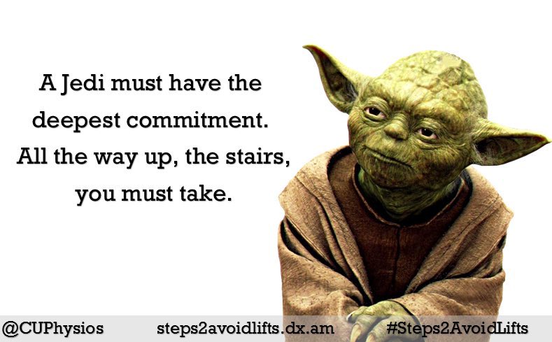 Still love this great tweet from <a href="/CUPhysios/">Coventry Uni Physios</a> #MayThe4thBeWithYou