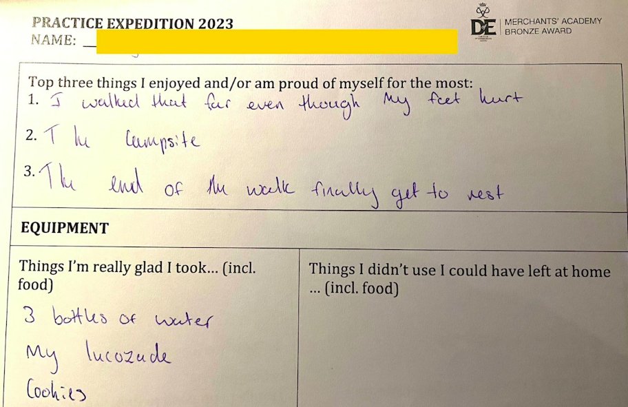 Merchants' Academy DofE tweet media