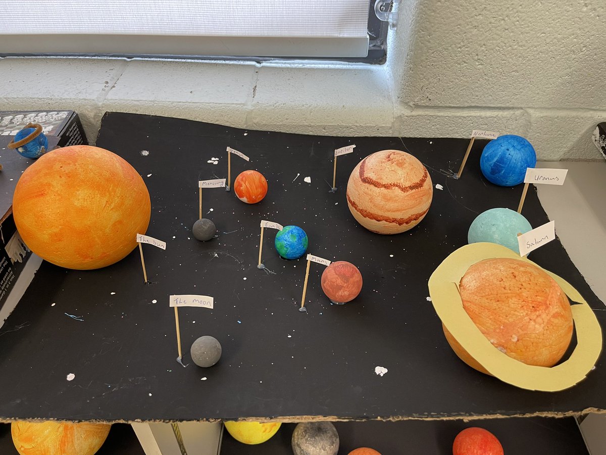 MsSylvester_'s tweet photo. Our space projects look amazing! Great work g.6s! 🪐 https://t.co/etSK82yAlz