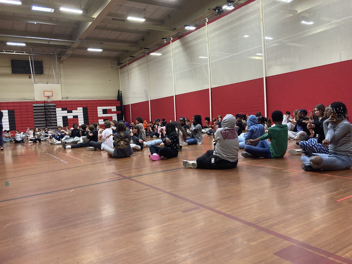 May is Mental Health Awareness Month. We loved watching our kids in the first ever middle school trap yoga class. Thank you Ty Daye for bringing your gift to MMS! Yoga is for everybody! Funded by an <a href="/NewLeadersOrg/">New Leaders</a> Roberts Award grant!