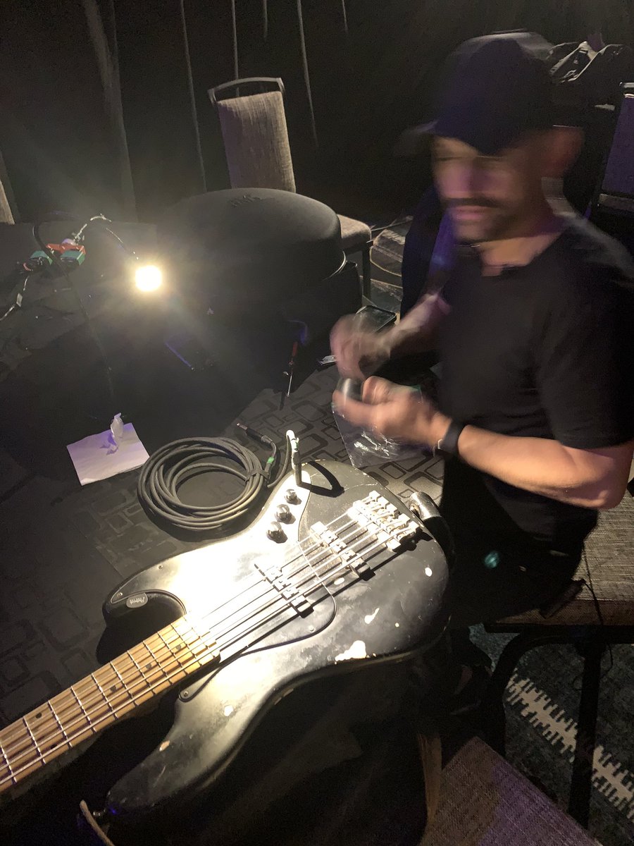 Patrick and the Las Vegas Band - fine tuning before they take the stage!  <a href="/thinkhdi/">HDI Team</a>