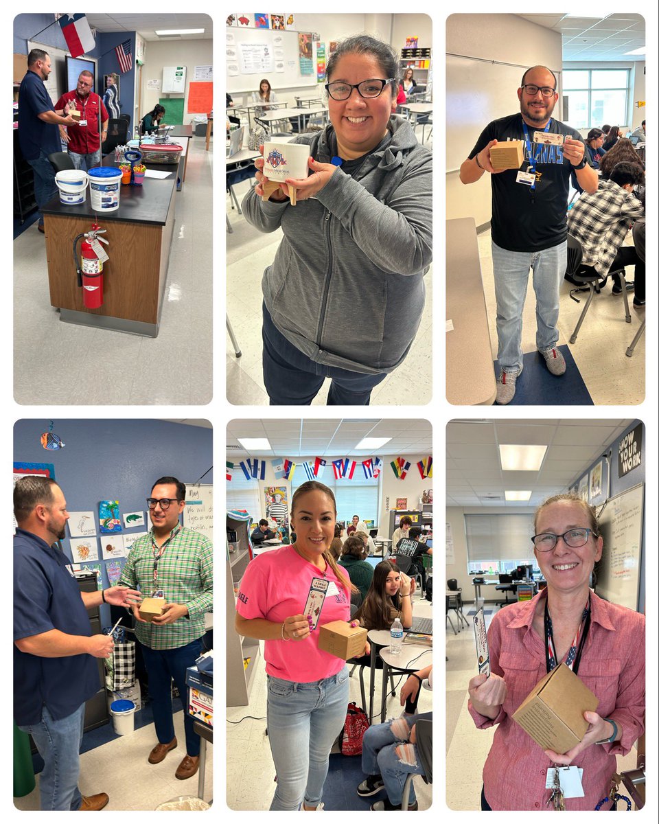 THANK YOU for helping our students GROW! The Eagle Express delivered tickets to our Burger Bar teacher lunch today and a custom planter with a seed pod that will grow red white and blue flowers to all of our VMHS teachers today! Thank you for all that you do every day!