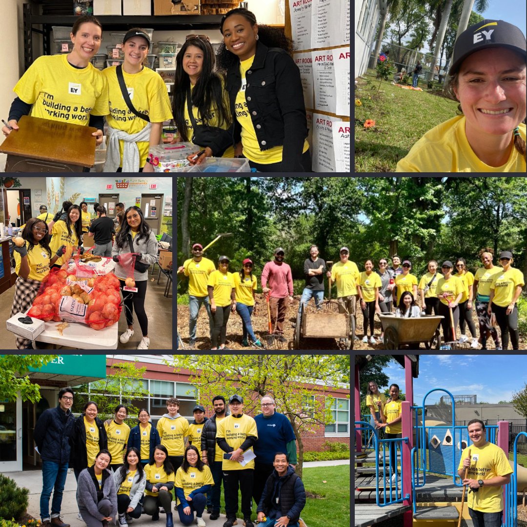 EY_US's tweet photo. Another amazing #EYConnectDay in the books!
Thank you to everyone who volunteered their time and energy towards making our world a better place. #BetterWorkingWorld
https://t.co/NoxUlhjBiE https://t.co/jY08Ez8ZRj