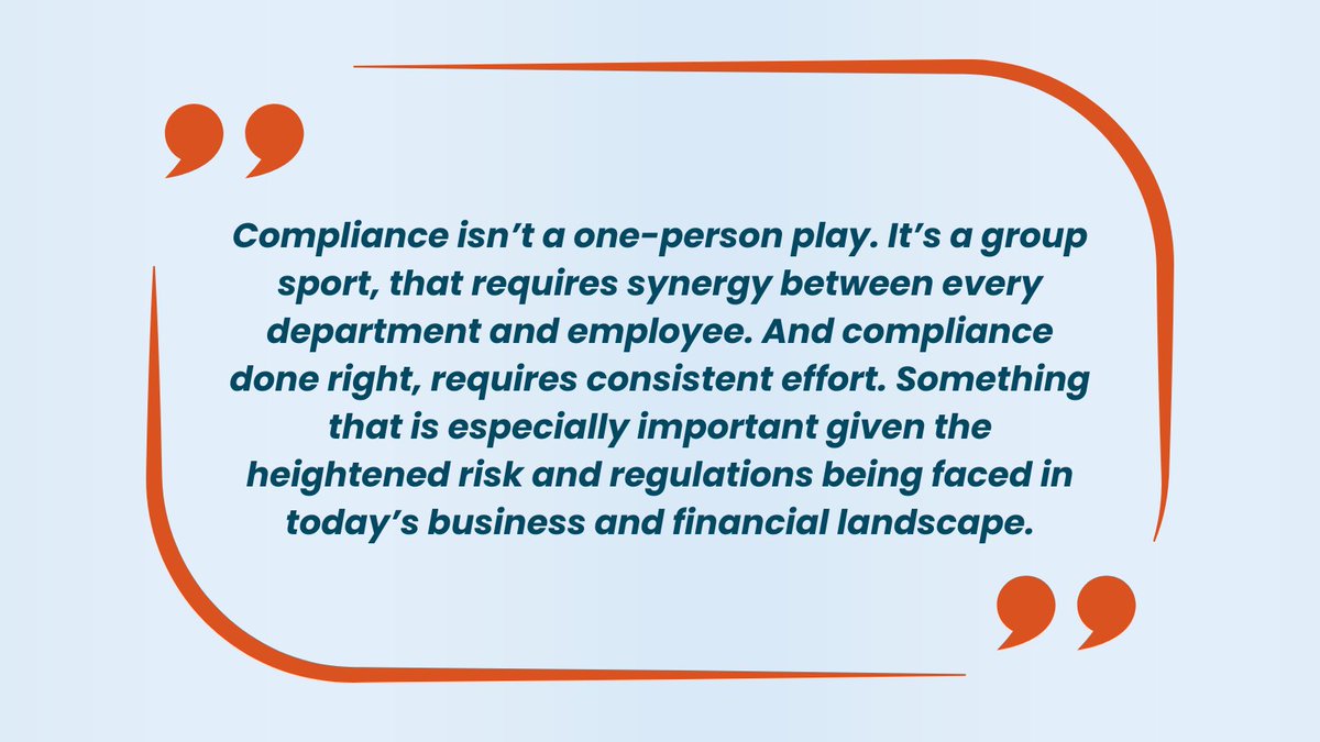 Understanding the difference between active compliance and apathetic compliance is the first step to improving your firm’s overall standing, creating a culture that benefits the firm for the next hundred years.

Download our industry guide today. complysci.com/resources/indu…