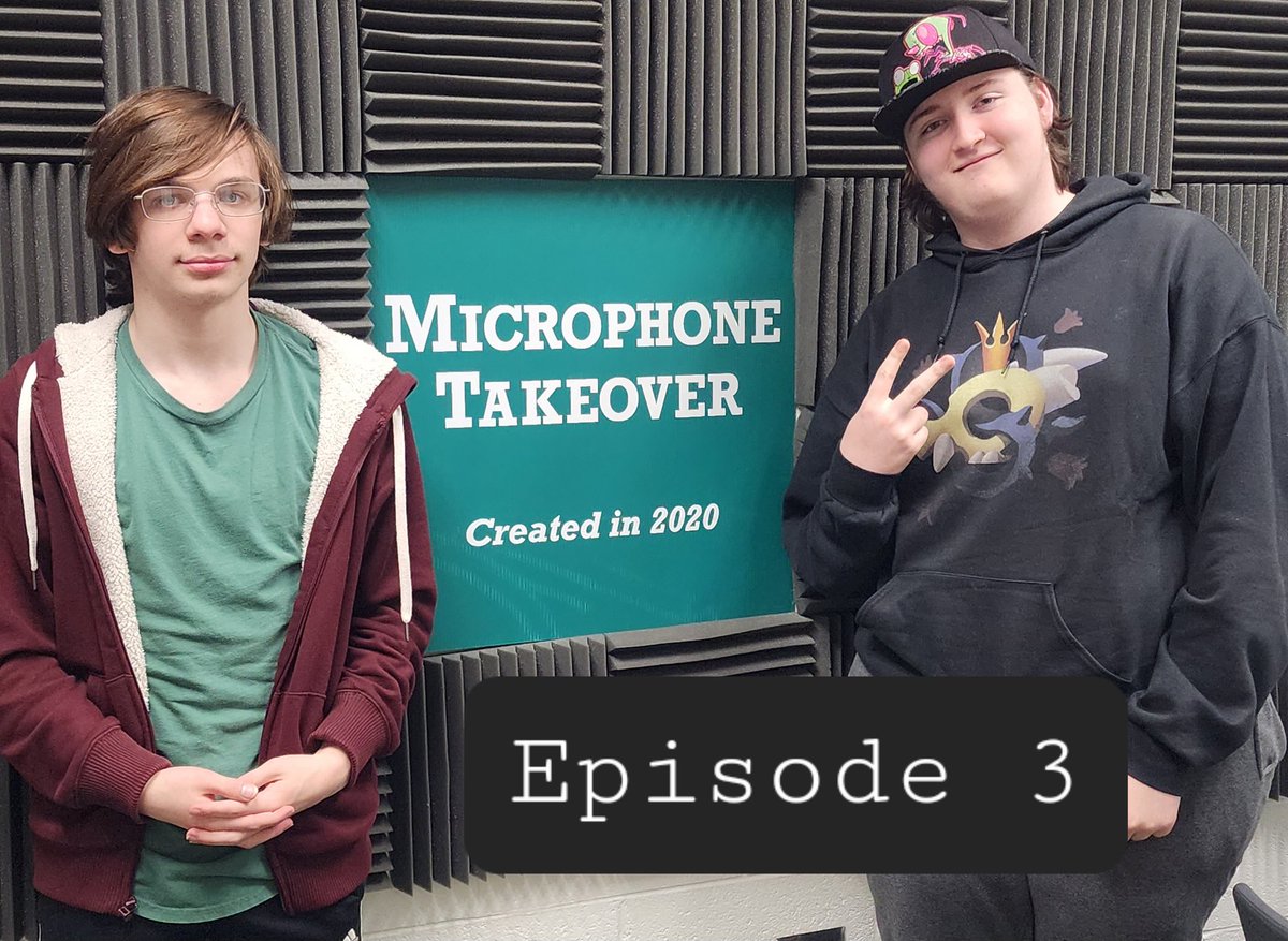 cathy_srock's tweet photo. Ep. 3 & Ep. 4 of Broadcasting 2's Microphone Takeover are now posted! Listen to some video game and movie reviews; just search "dragonbroadcasting" on your favorite platform! #SrockBC2 #wdbc #AlwaysLakeOrion @dragoncast @LakeOrionHS_CTE @LkOrionHS https://t.co/ngHaQT6klF