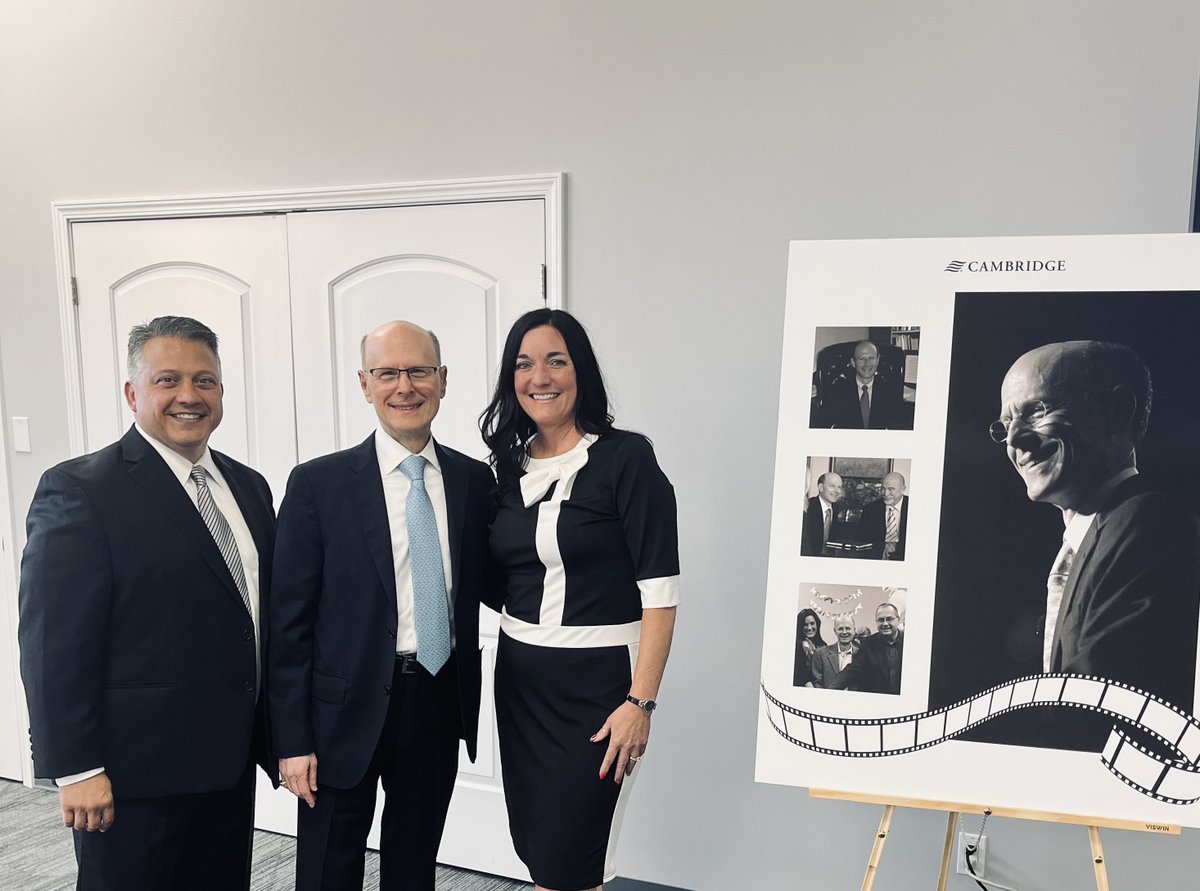CambridgeIBD's tweet photo. Weβre celebrating something wonderful! π
Cambridge associates gathered to say βHappy Birthdayβ to our founder and Executive Chairman, Eric Schwartz. Join us in celebrating Eric and the Cambridge legacy he started!
#SomethingWonderful https://t.co/GBP8VAqrJ1