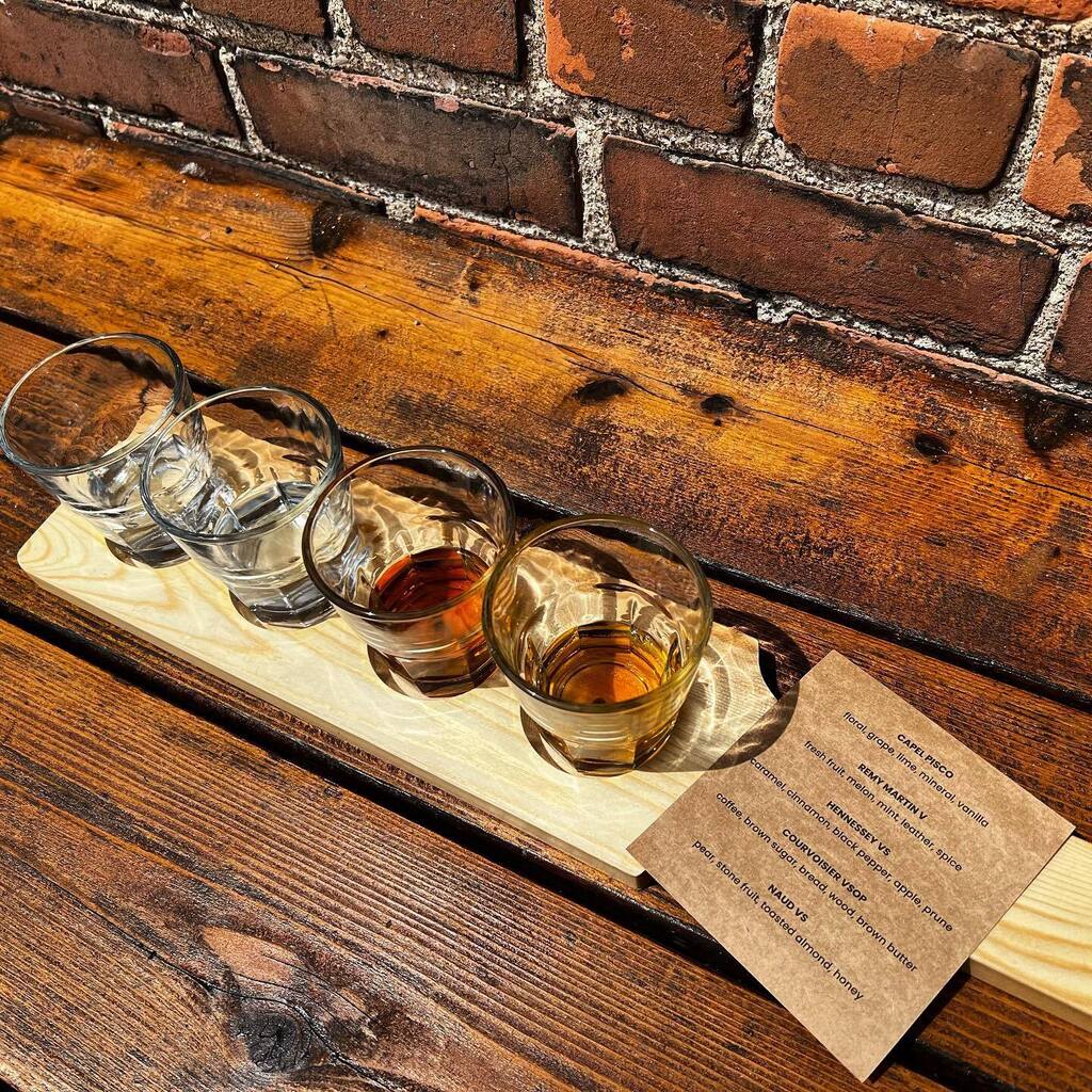 Step outside your comfort zone and try our limited time cognac flight! #cognac #detroit #detroitcocktail instagr.am/p/Cr1K_wrOsbf/