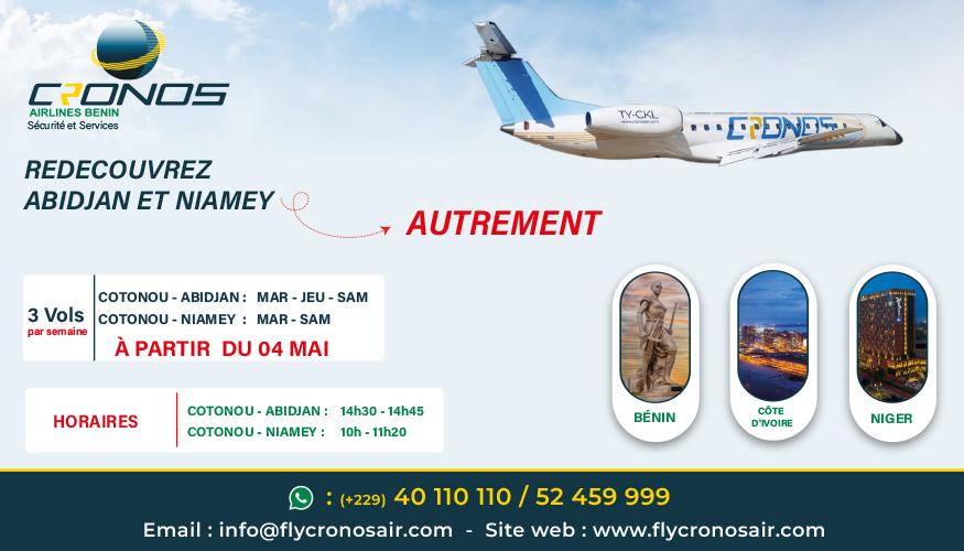 EAHOUNOU's tweet photo. #benin #transport #avion #Cronos sur #Abidjan et #Niamey https://t.co/aTnrE7GQCZ