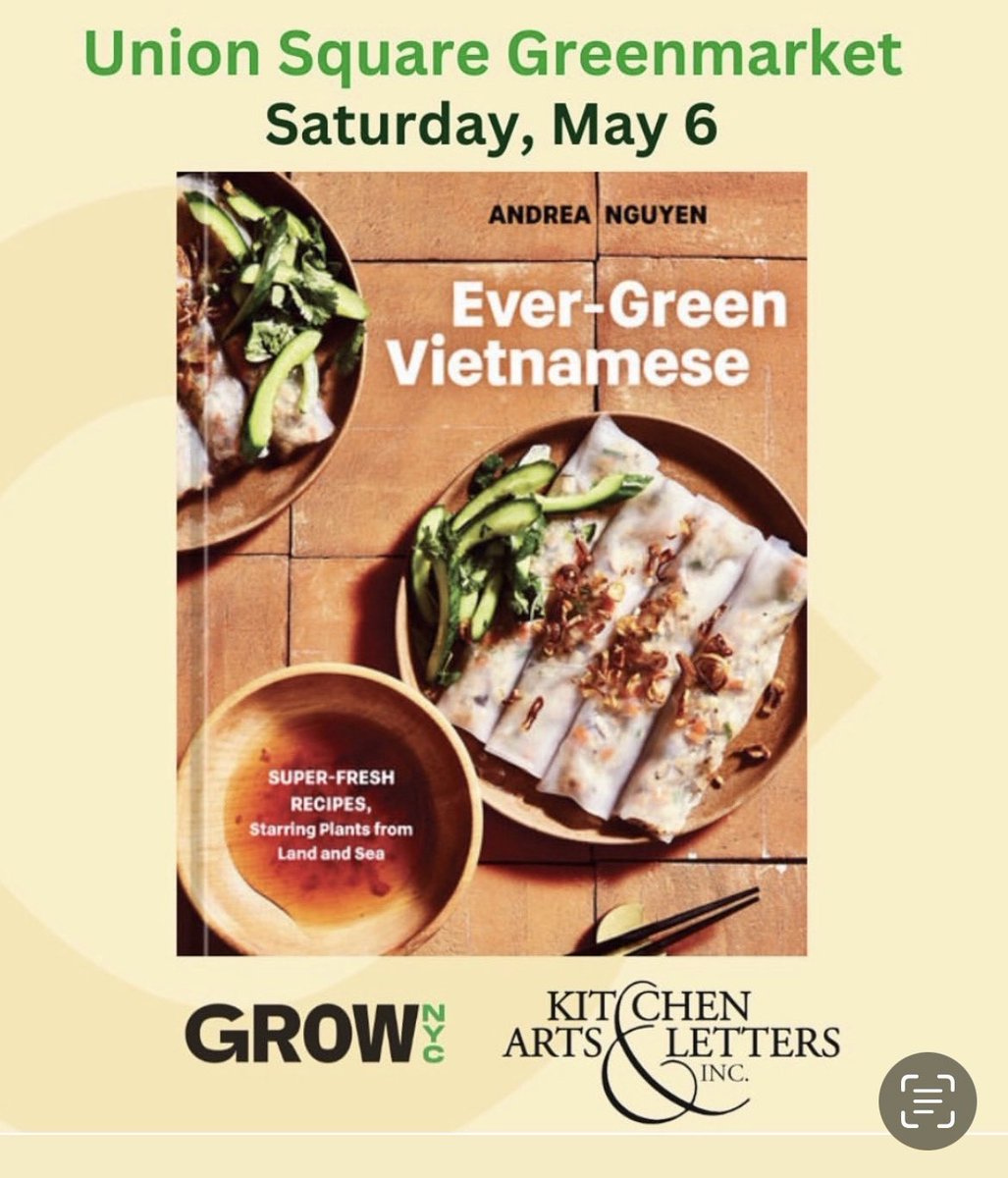 Looking for a signed copy of Ever-Green Vietnamese? I just signed a bunch <a href="/kalnyc/">Kitchen Arts & Letters</a>. ☺️😆 Get your copy this Saturday <a href="/GrowNYC/">GrowNYC</a> at Union Square, 11am-1pm (I’m bringing a snack!). Or, order from the bookshop: kitchenartsandletters.com/products/ever-…