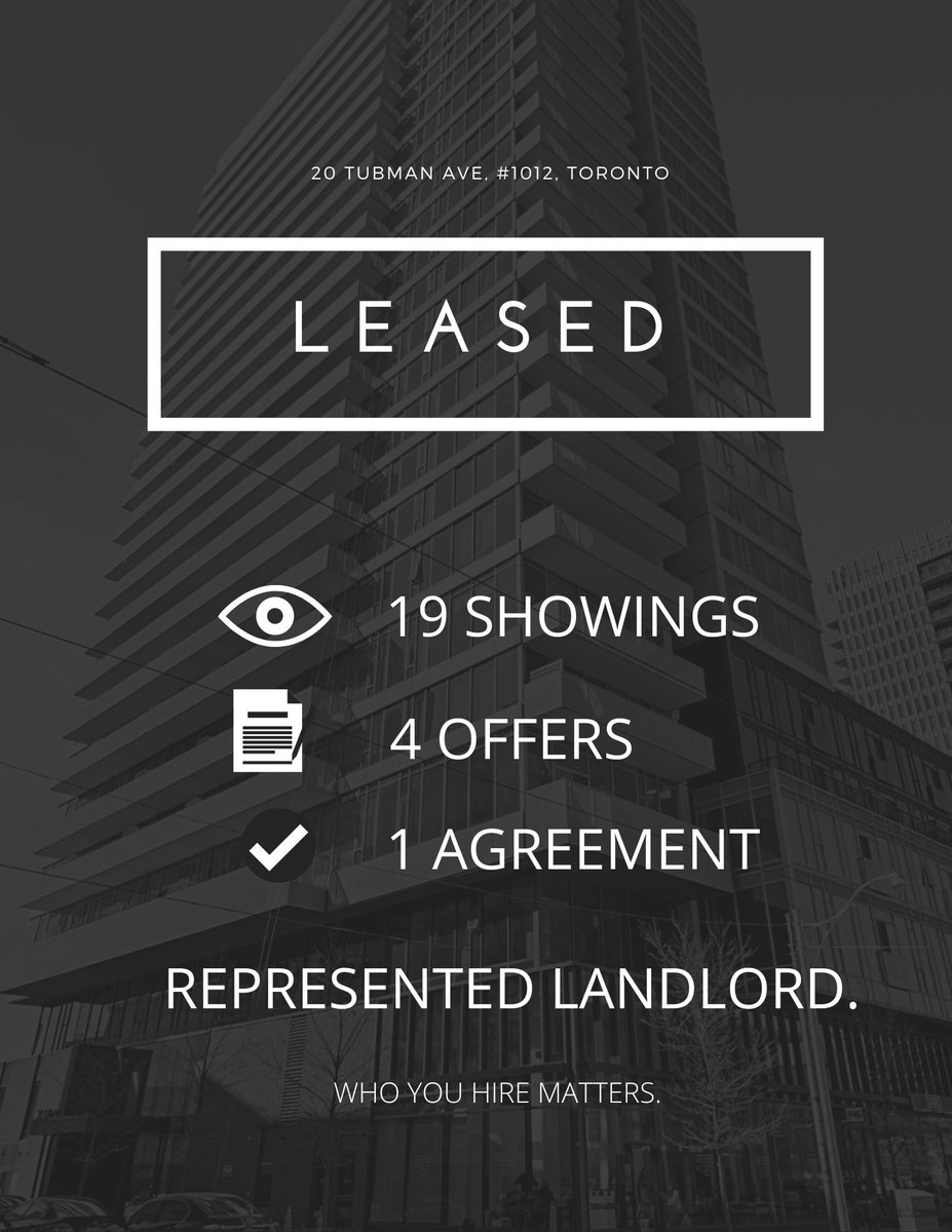 LEASED! 🚨

 #Durhamrealestate #torontorealestate