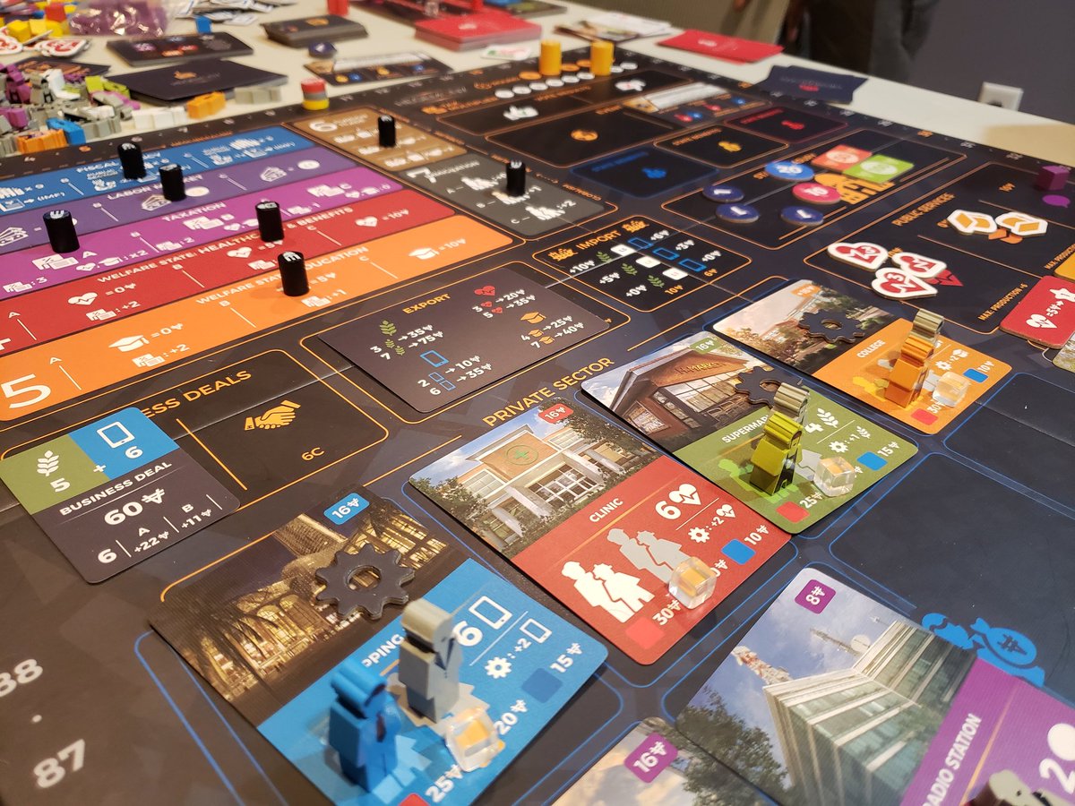 Gearing up for #PPCON2023. Hegemony from <a href="/HegemonicP/">Hegemonic Project Games</a> got booted up for pre con activity! Score another for the working class! #boardgames #boardgame #boardgamegeek #bgg #bggcommunity #podcasts #tabletopgames