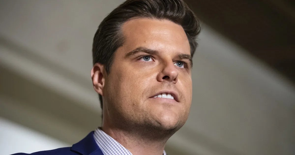 OccupyDemocrats's tweet image. BREAKING: MAGA Rep. Matt Gaetz unveils a horrifying national "stand your ground" bill that would allow anyone to use deadly force so long as they later claim that they were "reasonably" concerned that they were in risk of "imminent death or great bodily harm."

Such laws have…