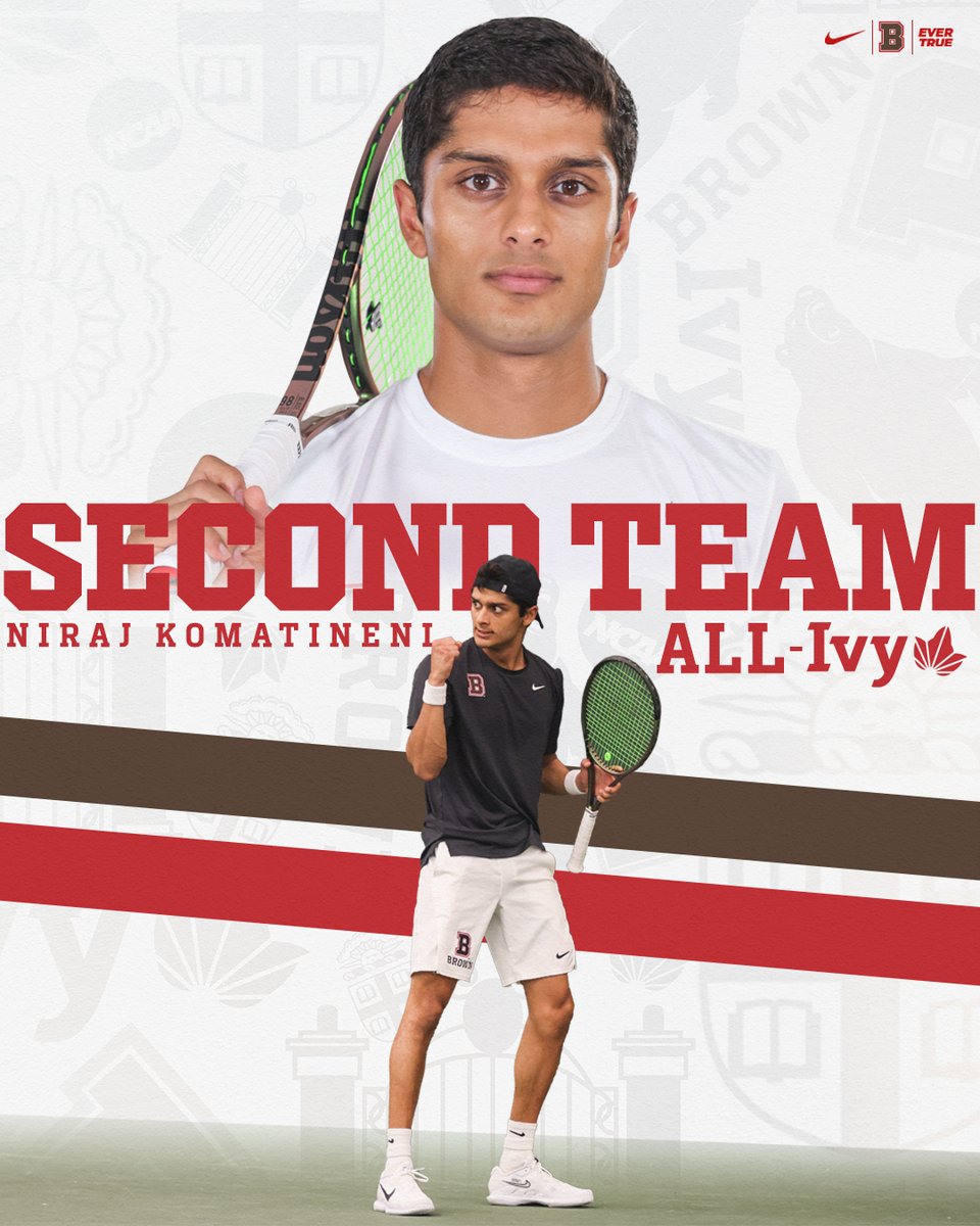 Congrats to senior Niraj Komatineni on being named Second Team All-Ivy League ‼️

#EverTrue #BrownBuilt #DefendTheDen