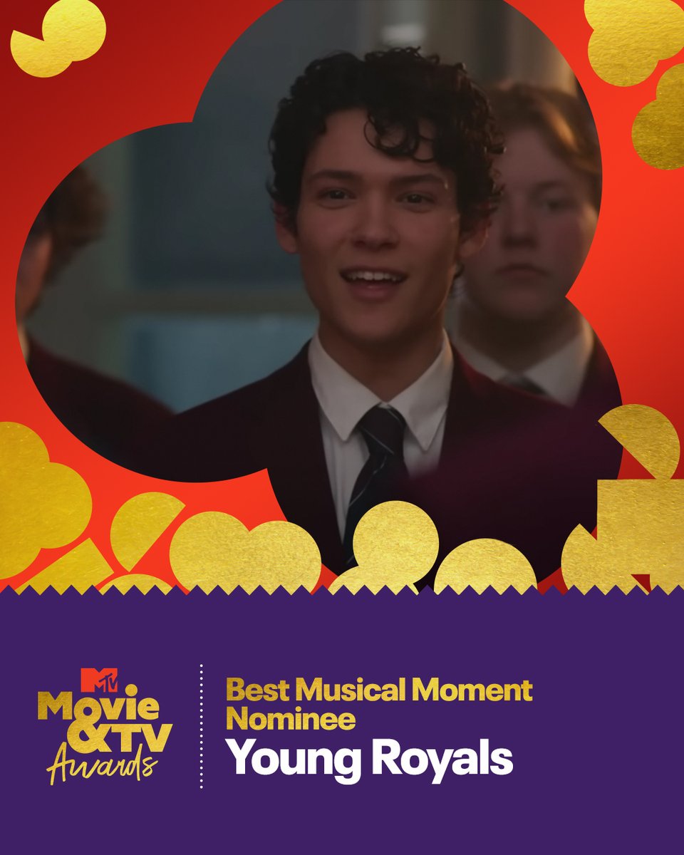 MTVAwards's tweet photo. @netflix @OmarRudberg 👑❤️ "Simon's Song" from #YoungRoyals made it to the FINAL ROUND for Best Musical Moment 🎶 

Vote NOW on @MTV’s IG Story!

Tune in to the #MTVAwards SUNDAY at 8p to see who wins. https://t.co/wvddU7CzKc