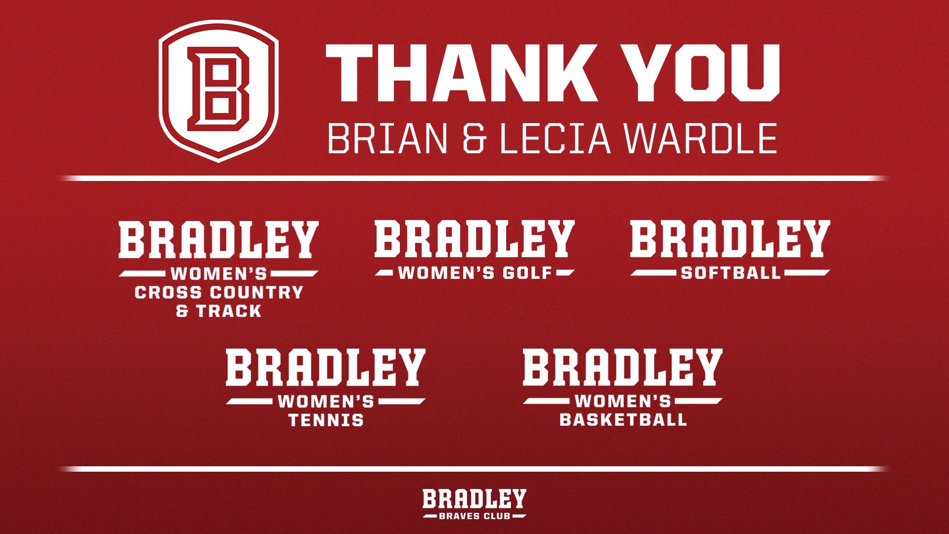 Braves Club Jersey Auction Now Open Through February 11 - Bradley University  Athletics 