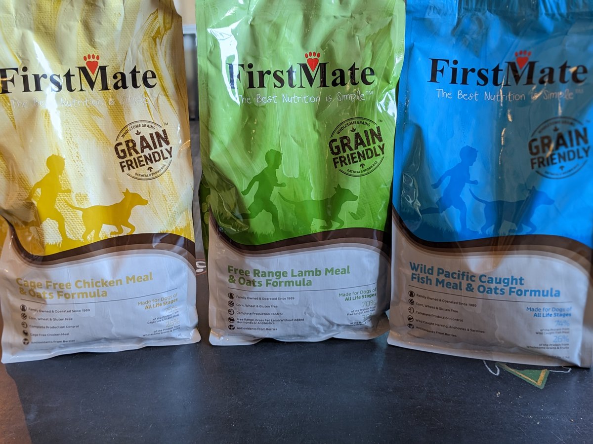 humboldtpet's tweet image. Sales for May are here!
Save $2.00 on Small Bags and $5.00 on Large Bags of FirstMate Grain Friendly Dog Kibble

Check out the full list on our website

#firstmate #hpssales #petfoodsales