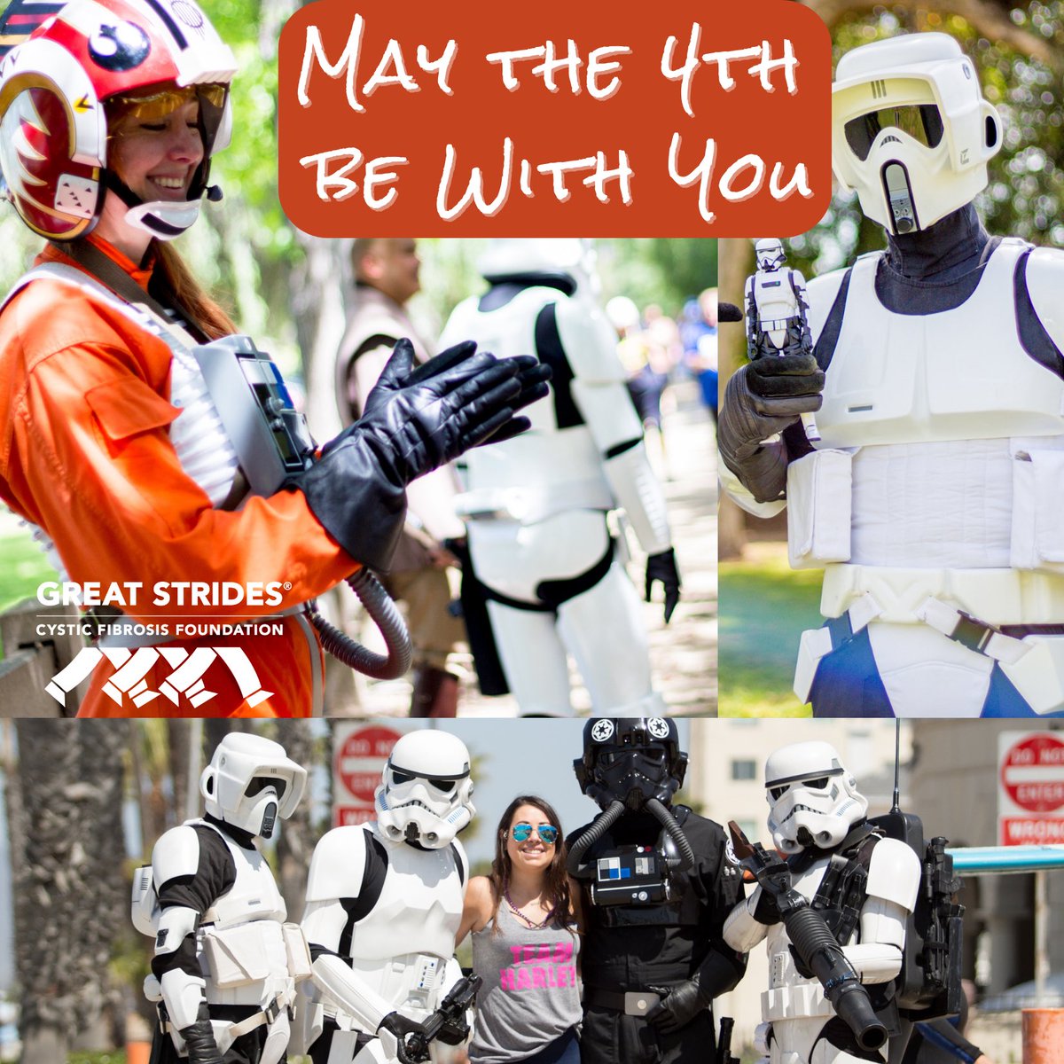 CFFOrangeCounty's tweet photo. May the force be with you as you continue to raise awareness and funds for cystic fibrosis! 🌌⚔️

The Orange County, Inland Empire, and Long Beach walks are all less than a month away. The countdown is on! 👟🎉

Walk websites: https://t.co/tF2jSQDWZ8

#CysticFibrosis https://t.co/XBW8QFV24z
