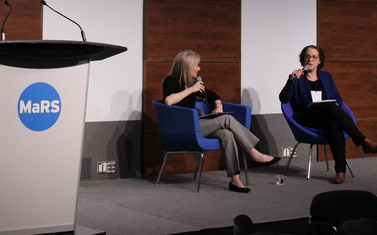 CIFAR_News's tweet photo. Today Elissa Strome, ED of the #PanCanadianAIStrategy, joined @Signal1_AI 's Mara Lederman at @MaRSDD to discuss Canadian-led innovations in AI for health, reflecting on progress since CIFAR's 2020 AI4Health Task Force report.
Read the report here:
https://t.co/CKopeAhGFM https://t.co/4VQftGx9u8