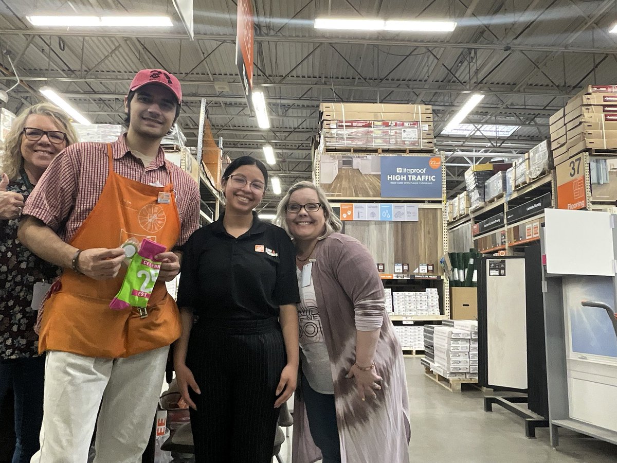 Great visit with American Fork #4417 Awarded Manu for setting up an incredible lead which closed today!!  Naomi, Jen our new Utah ROCKWOOD Shutter rep and Me!!
<a href="/RockwoodShutter/">Rockwood Shutters</a> <a href="/HomeDepot/">The Home Depot</a>