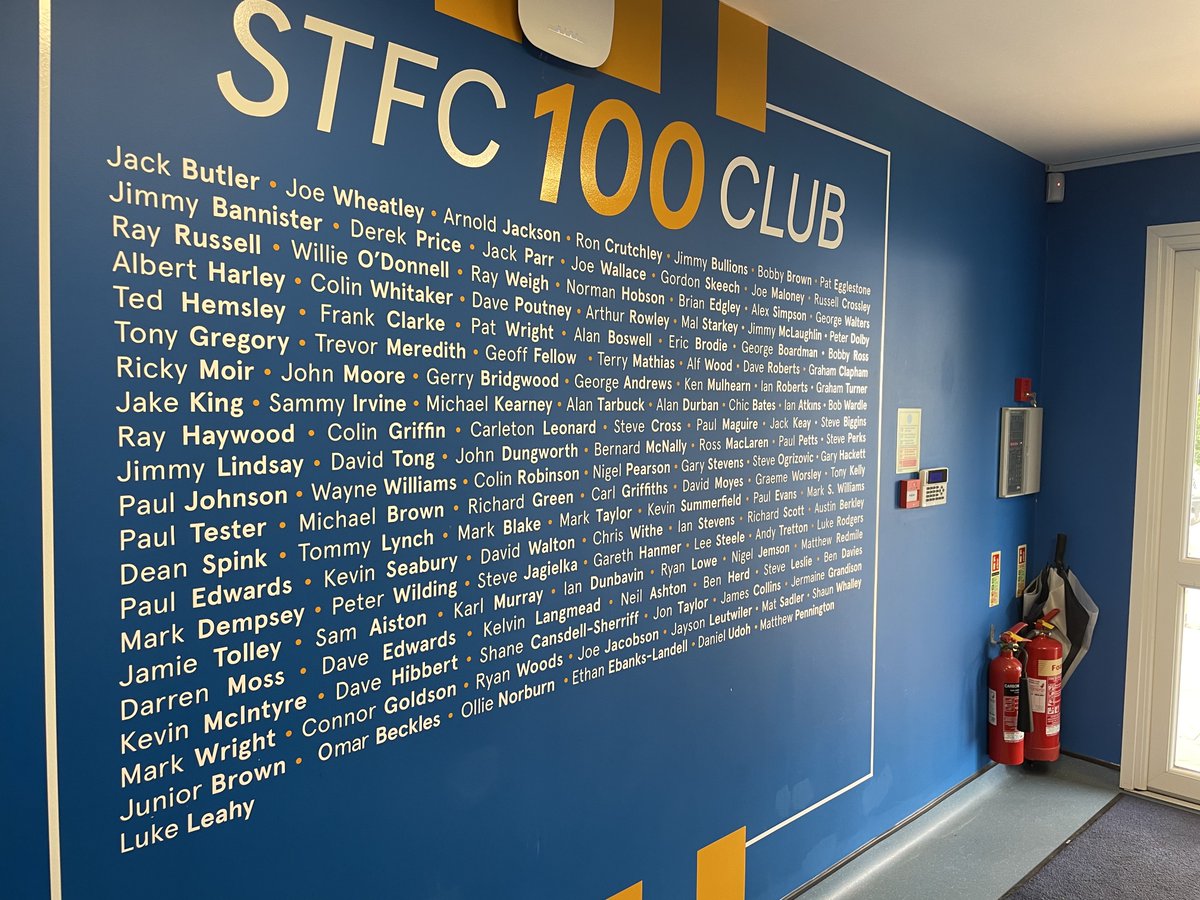Cyclone_Signs's tweet image. Congratulations to @lukeleahy for his 100th game for @shrewsburytown FC, great to have added you to the 100 wall!

#cyclonesigns #football #shrewsburytown #STFC #lukeleahy #100games #vinyllettering #vinylgraphics #wallgraphics #shropshire #shrewsbury