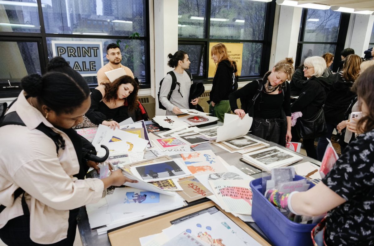 OCAD's tweet photo. The best place to add to your art collection this spring is #GradEx108, Toronto's largest free art and design exhibition, open today until 8 p.m. and through Sunday. https://t.co/HJSvqWNEvU https://t.co/4F5JNBMt9y