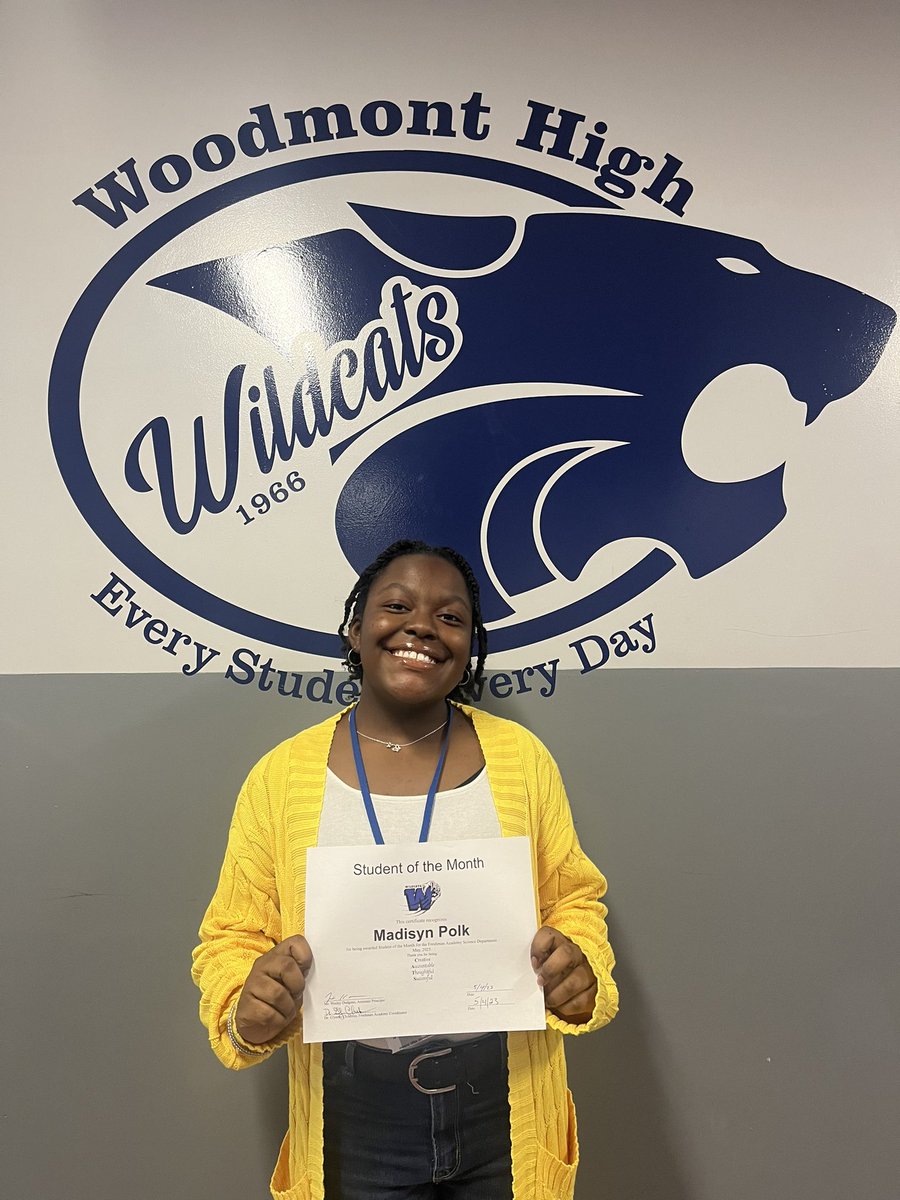 WHSFreshmanAca1's tweet photo. Congratulations to our Students of the Month for the month of May! @WeAreWoodmont #everystudenteveryday! https://t.co/sENLREECAp