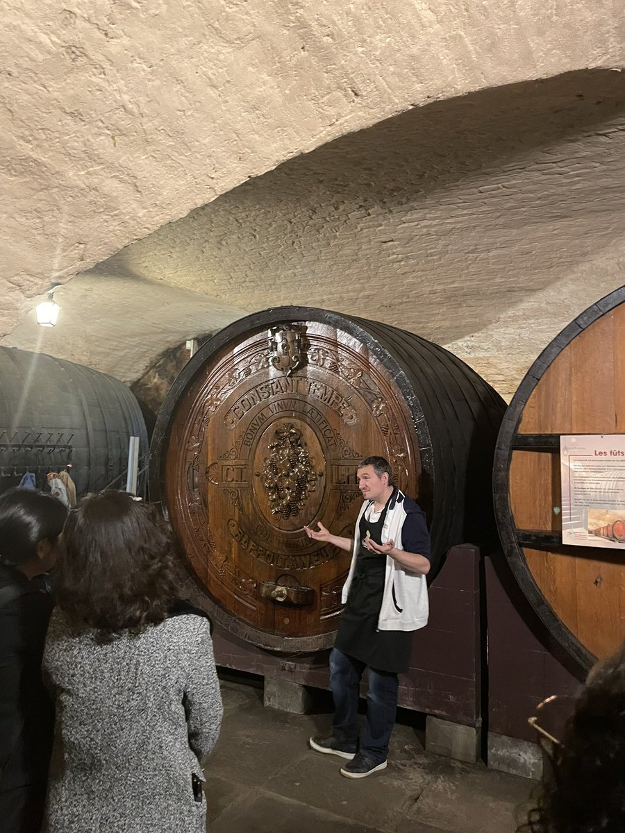 ACDDConference's tweet photo. Social event of the evening: Visit of the wine cellar of the Hospices de Strasbourg (with the oldest white wine in the world!) https://t.co/F0L1vtnmkx