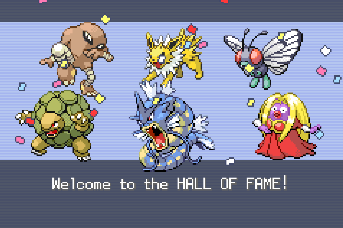 fadedgrayskies's tweet photo. LeafGreen Hardcore Nuzlocke with a very goofy team 🥸 https://t.co/EUJYIZaIQH