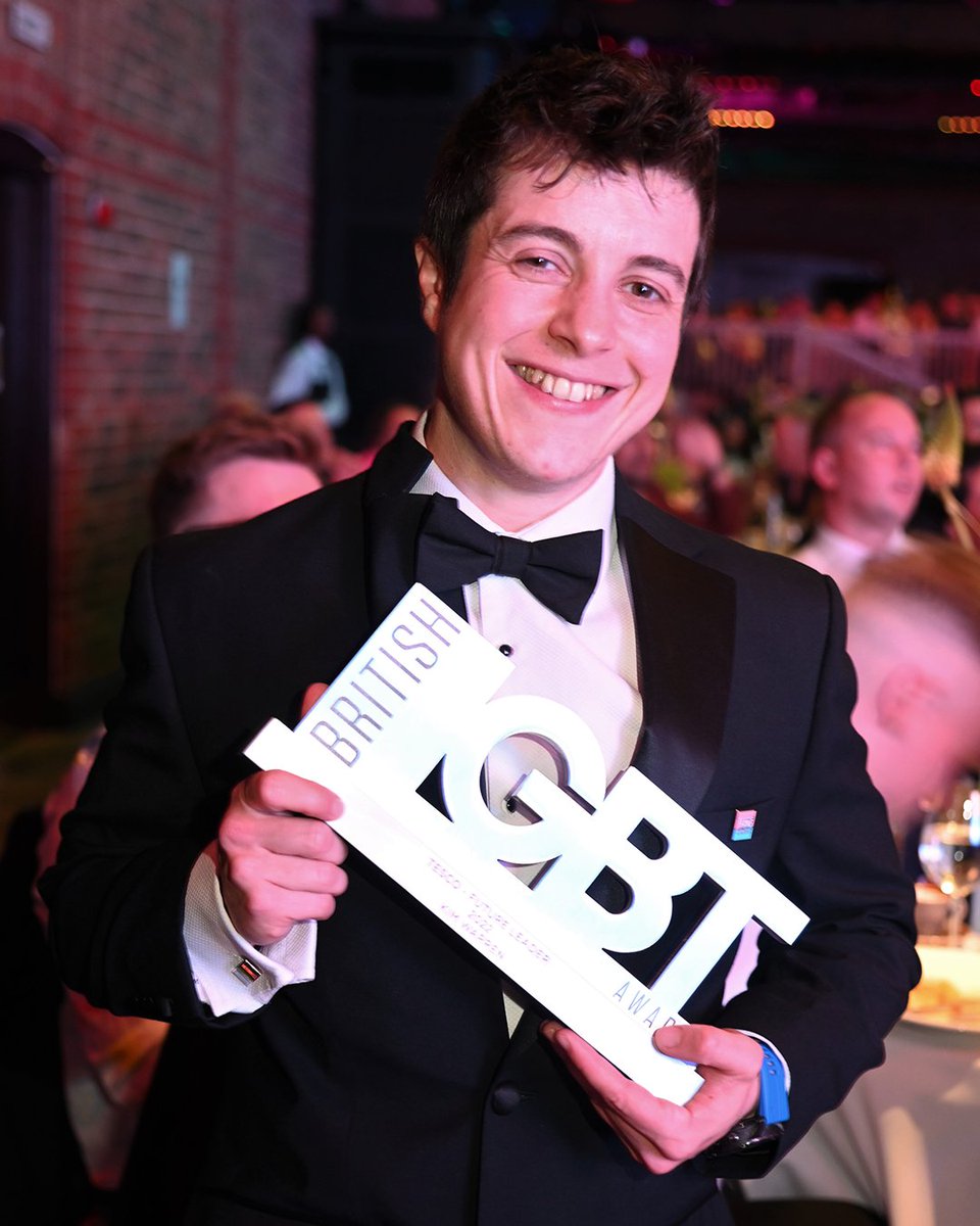 BritLGBTAwards's tweet photo. Capturing the joy of a well-deserved win! 🌈 Who will be honoured with a British LGBT Award this year? #BritishLGBTAwards https://t.co/xG1MakKOEi