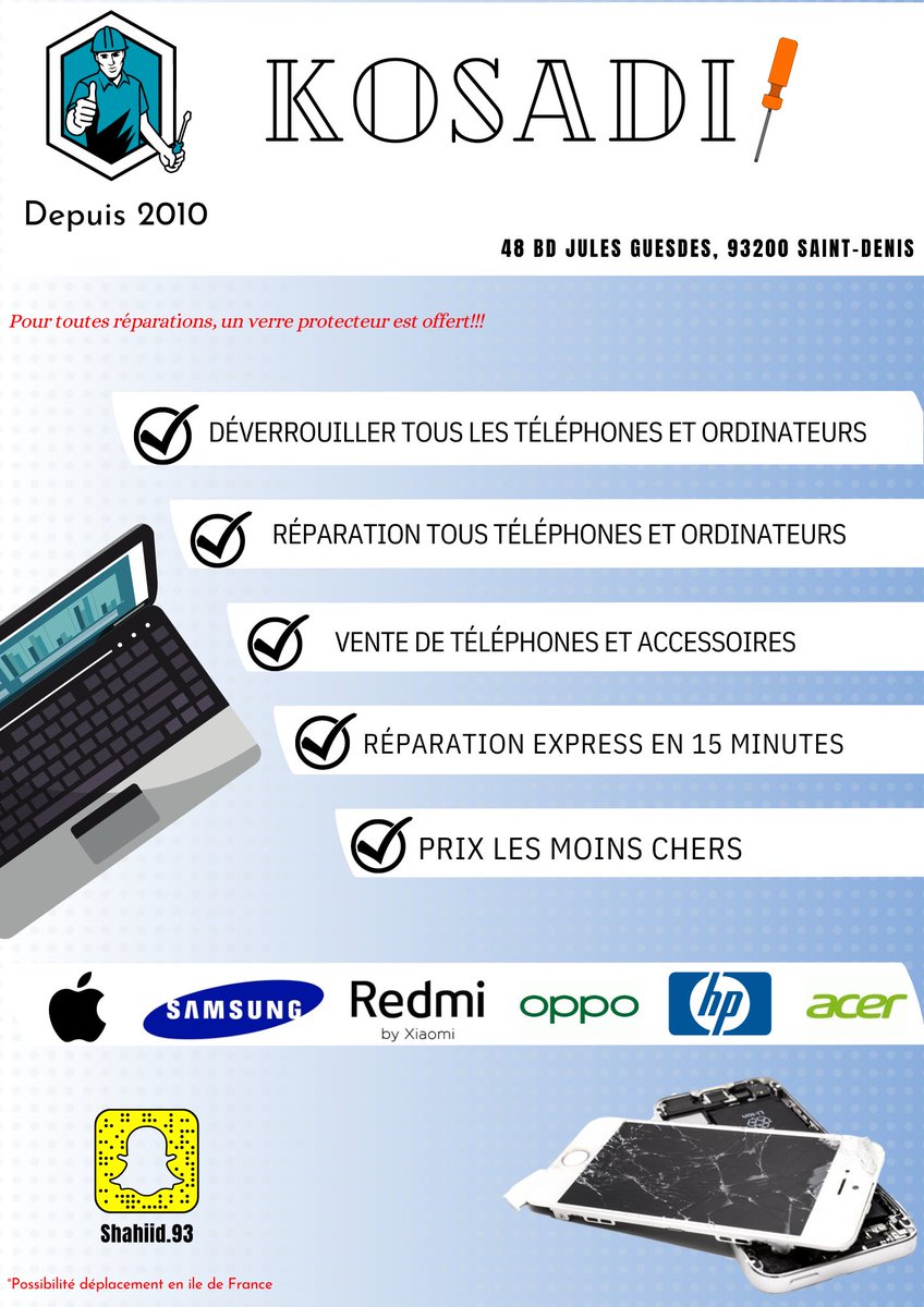 Shahid_k93's tweet photo. On a un commerce avec mon père depuis 13ANS , si vous pouvez donnez la force RT ou laisser un avis https://t.co/eq2H78b4Q3