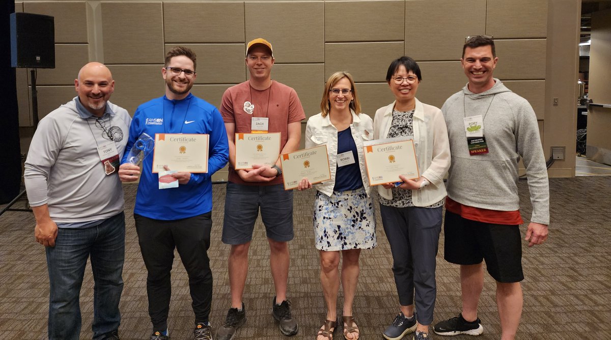 TheAMSSM's tweet image. Team Zach won the 2nd Annual SIM Olympics at #AMSSM2023! We learned more about dive barotrauma/AGE, mass casualty lightning strike, and snake envenomation. Can&apos;t wait to see you all next year!