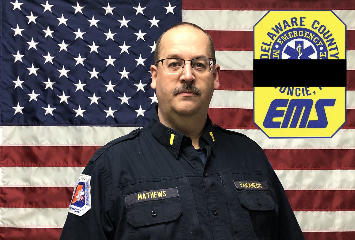 DelawareIndiana's tweet image. Today, Delaware County lost one of its own.
On May 4, 2023, the Delaware County Emergency Medical Services suddenly lost a longtime paramedic. Lt. Kurt Mathews provided medical services for Delaware County for the past 17 years and will be sorely missed.