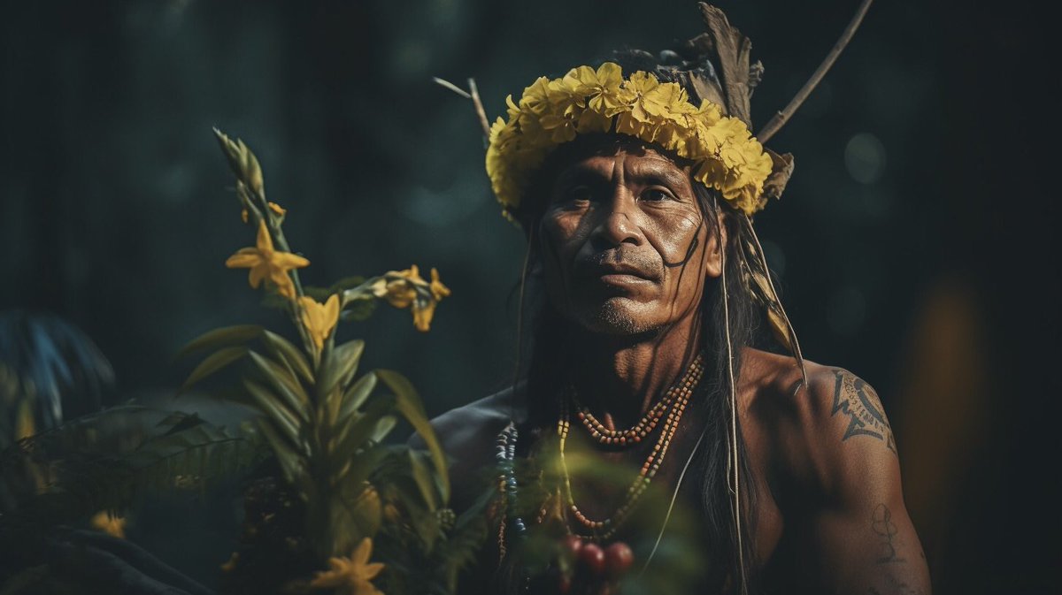 Sorry! Sorry for being for so long inactive. Working on something new! I had always the Idea to take pictures From People of indigenous Tribes, now things are evolving, But different. #art #ai #NFT #people #world