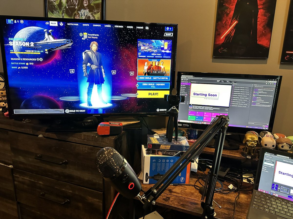 Live on Twitch again! 

Twitch.tv/FouchFacts 

#starwars #May4th #May4thBeWithYou #fortnite #FindtheForce