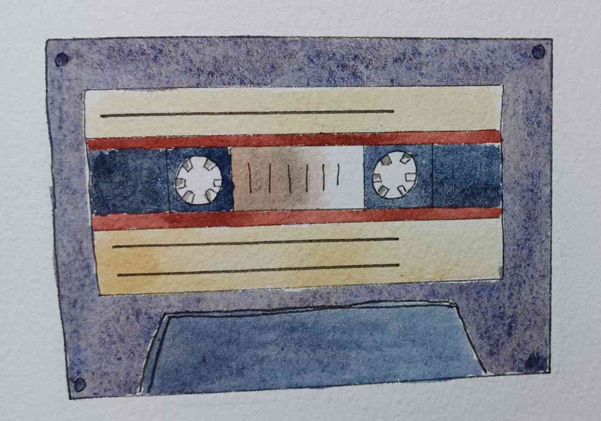 dark_ice_dragon's tweet photo. ‘Dated’ prompt for sketchadayapp. #cassette https://t.co/IGApZVTJvb