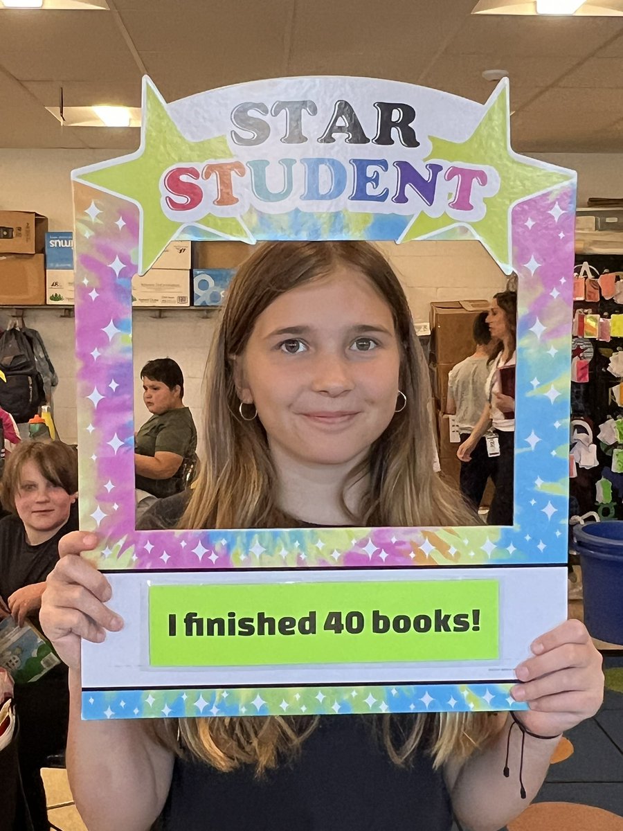 Yamen, Gabriel, Camila, and Adele all finished our 40 book challenge.  Super work!  #glenoaksschool