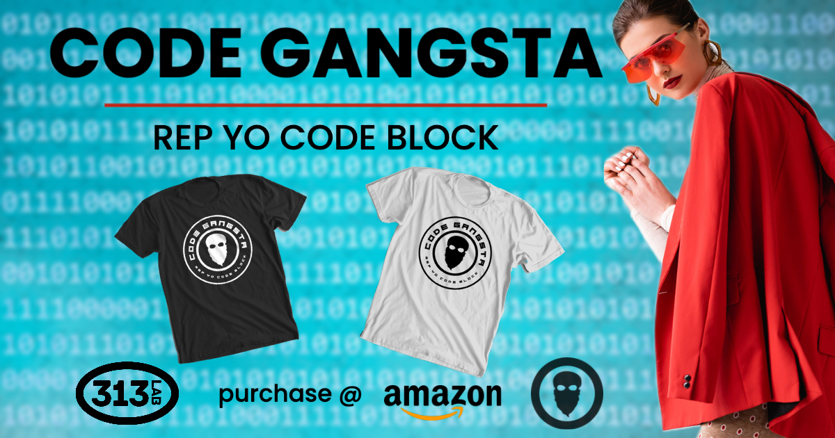 codegangstagear's tweet image. Taking  a break from the screen! Check out my new line of T-shirts...these are the OG shirts.
amazon.com/s?rh=n%3A71411…

#programming #coding #softwareengineering
#webdevelopment
#javascript #python #java #cplusplus #html
#css #php #rubyonrails #devops #git #github