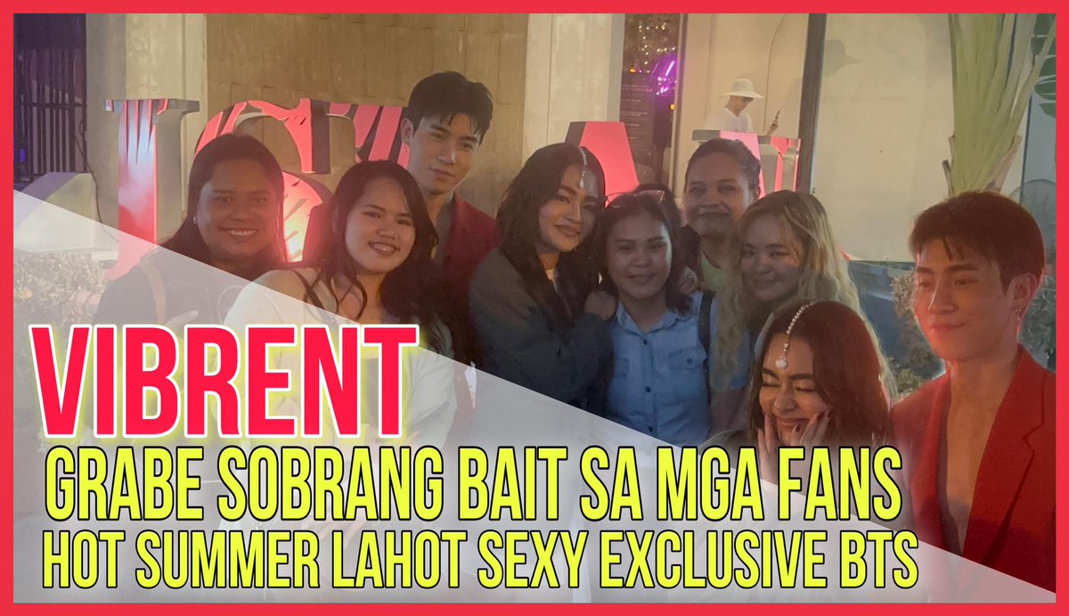 dannysantiago27's tweet photo. https://t.co/KJrvzLtnS9 Click Here to watch the Full Video Behind The Scenes of  VIBRENT GRABE ANG BAIT NILA SA MGA FANS NILA plus Kilig Moments nilang DALAWA 

#StarMagicHotSummer2023
BRENT MANANALO HOTTEST 
LaHOTTEST VIBRENT SUMMER https://t.co/Tkm3fbDlOH