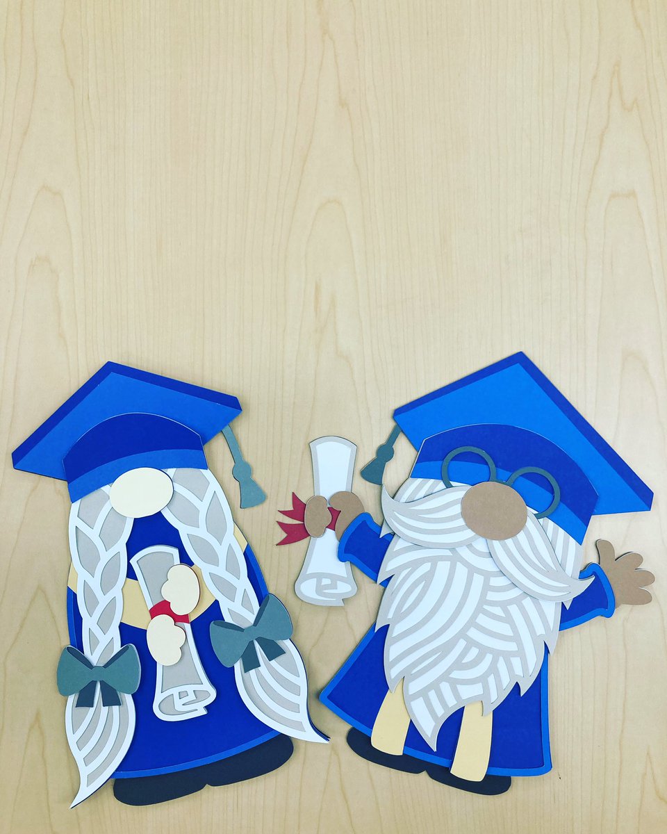 Congratulations to our future EIU graduates! If you want to make something special for a graduate, our Cricut machine can help!