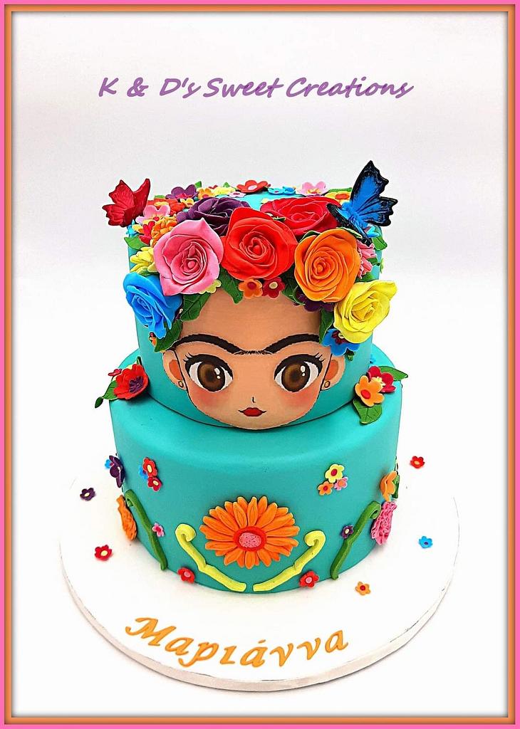 Frida Kahlo inspired birthday cake by Konstantina - K & D's Sweet Creations
cakesdecor.com/cakes/366119-f…
#fridakahlo #frida #springtime #springflowers #spring #colorfulcake #colorfulflowers #colorful