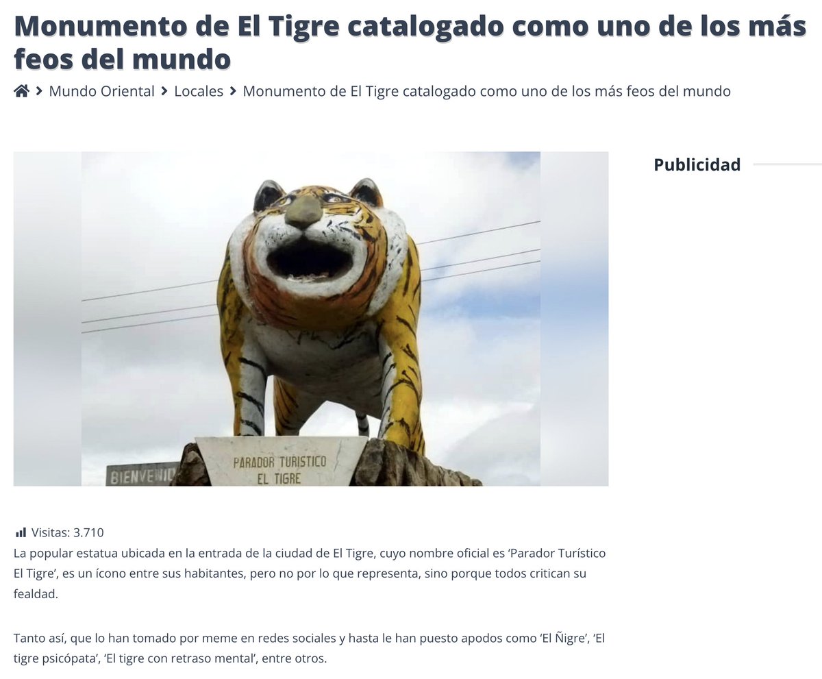 maxchete's tweet photo. Aprovechen y se llevan también a este periodista que se refiere al Ñigre como El Tigre con retraso mental https://t.co/Db9W0BByAC