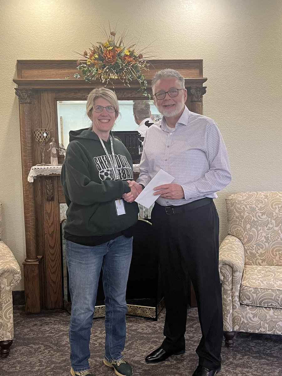 Thank you McVay-Perkins for the generous donantion towards our new mics for the Zeps Players at Shenandoah High Shenandoah High School <a href="/NobleLocal_SD/">Noble Local Schools</a> #gozeps #zepssteam
